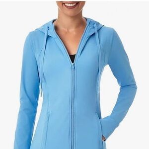 Sky Blue Women's Zip-Up Hoodie
